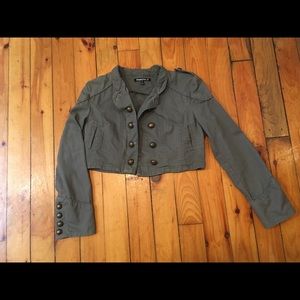 Jennyfer J green revolutionary style jacket